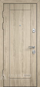 Квартирная дверь с отделкой из экошпона №31 внутренняя - фото