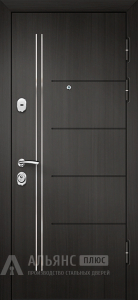 Венге дизайнерская дверь в частный дом №52 внешняя - фото