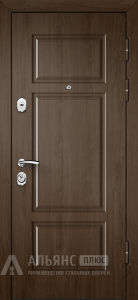 Входная дверь в итальянском стиле с зеркалом №133 внешняя - фото