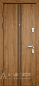 Входная дверь Вайт из коллекции Line bravo с отделкой экошпоном №4 внутренняя - фото