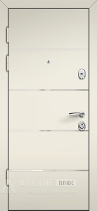 Уличная входная дверь софт с графитовым полимерным покрытием №41 внутренняя - фото