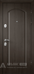 Наружная дверь термо Венге с уплотнителем №16 внешняя - фото