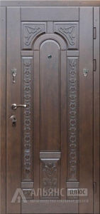 Входная дверь отделка внутри венге №16 внешняя - фото