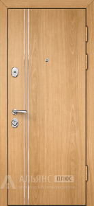 Металлическая входная дверь для дачи №44 внешняя - фото