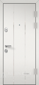 Уличная входная дверь для загородного дома с молдингом №39 внешняя - фото