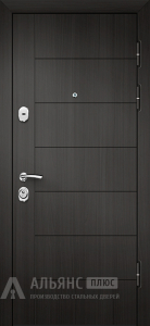 Дверь платинум с зеркалом максимум бьянко №31 внешняя - фото