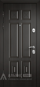 Взломостойкая дверь лабиринт с утепленным профилем короба №22 внутренняя - фото