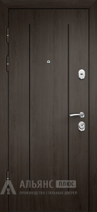 Наружная дверь термо Венге с уплотнителем №16 внутренняя - фото