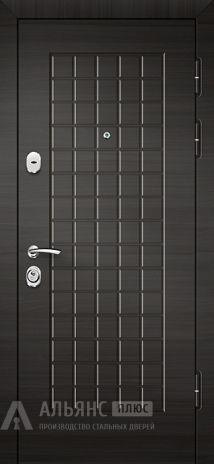 Фото «Металлическая дверь в квартиру с зеркалом кварц №37»