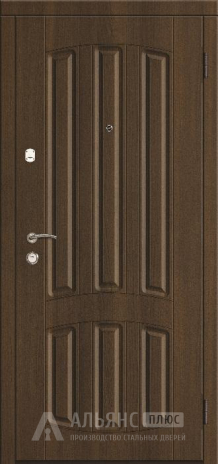 Фото «Серая входная дверь с тремя контурами уплотнения №52»